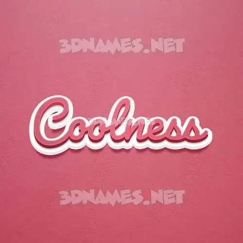 coolness in Red Scribble style - 3D name wallpaper coolness in Red Scribble style - 3D name wallpaper