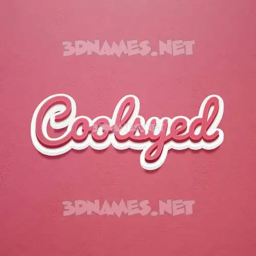 coolsyed in Red Scribble style - 3D name wallpaper coolsyed in Red Scribble style - 3D name wallpaper