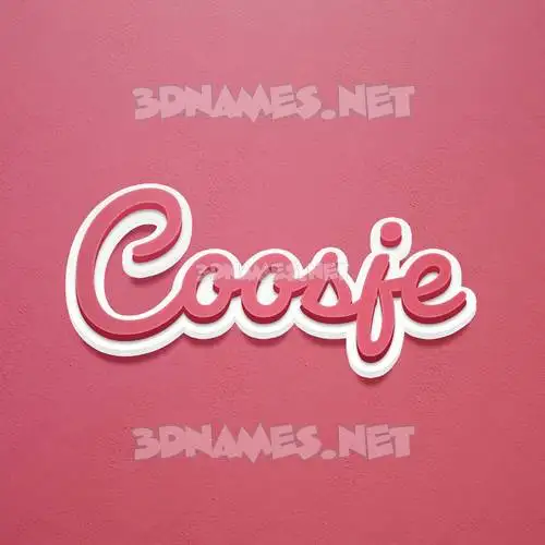 coosje in Red Scribble style - 3D name wallpaper coosje in Red Scribble style - 3D name wallpaper