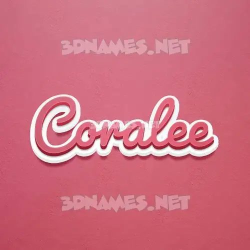 coralee in Red Scribble style - 3D name wallpaper coralee in Red Scribble style - 3D name wallpaper