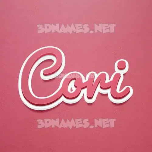 cori in Red Scribble style - 3D name wallpaper cori in Red Scribble style - 3D name wallpaper