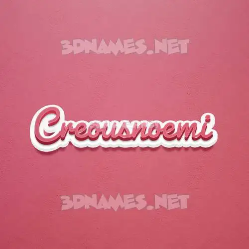 creousnoemi in Red Scribble style - 3D name wallpaper creousnoemi in Red Scribble style - 3D name wallpaper