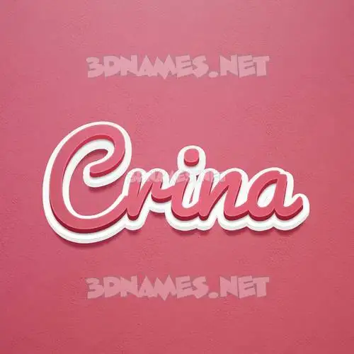 crina in Red Scribble style - 3D name wallpaper crina in Red Scribble style - 3D name wallpaper