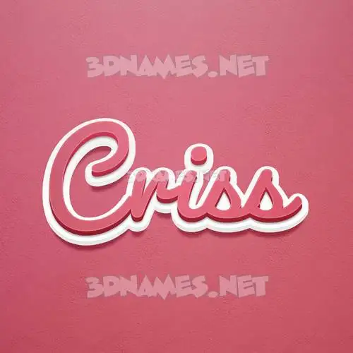 criss in Red Scribble style - 3D name wallpaper criss in Red Scribble style - 3D name wallpaper