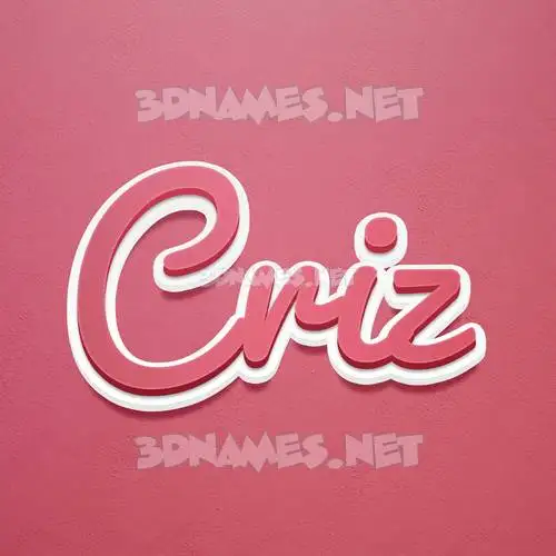 criz in Red Scribble style - 3D name wallpaper criz in Red Scribble style - 3D name wallpaper