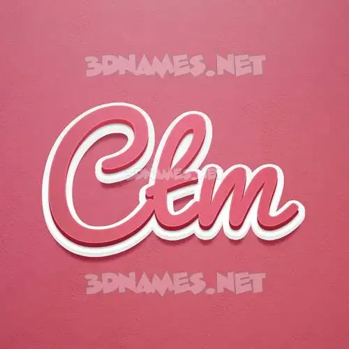 ctm in Red Scribble style - 3D name wallpaper ctm in Red Scribble style - 3D name wallpaper