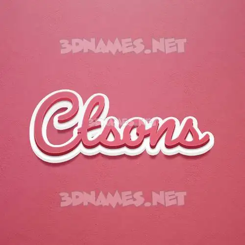 ctsons in Red Scribble style - 3D name wallpaper ctsons in Red Scribble style - 3D name wallpaper
