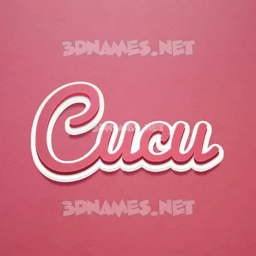 cucu in Red Scribble style - 3D name wallpaper cucu in Red Scribble style - 3D name wallpaper