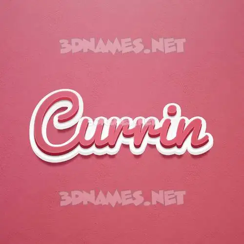 currin in Red Scribble style - 3D name wallpaper currin in Red Scribble style - 3D name wallpaper