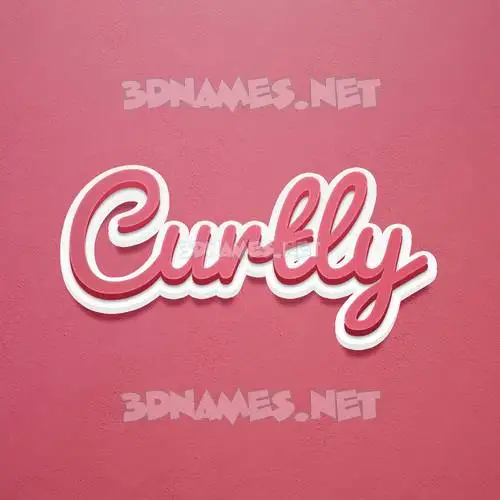 curtly in Red Scribble style - 3D name wallpaper curtly in Red Scribble style - 3D name wallpaper
