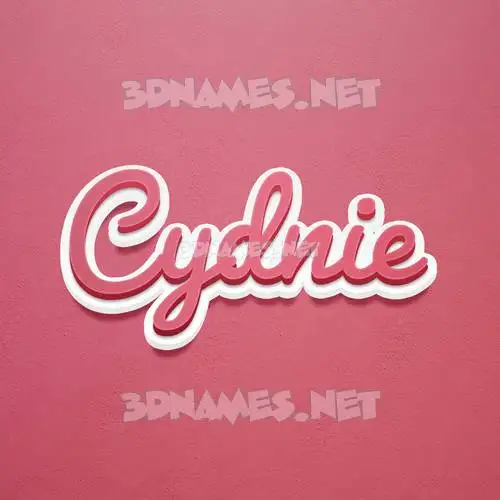 cydnie in Red Scribble style - 3D name wallpaper cydnie in Red Scribble style - 3D name wallpaper
