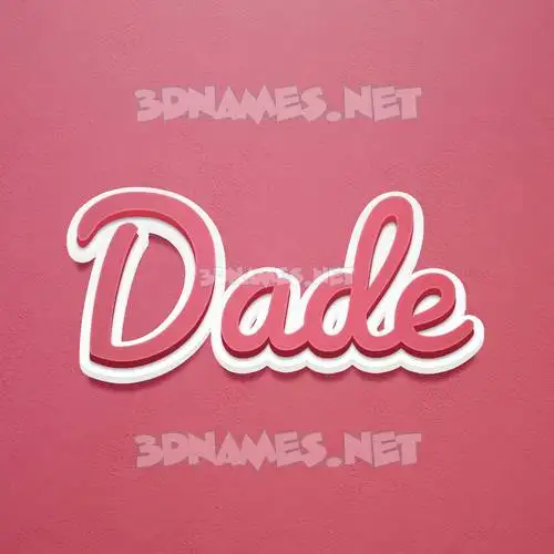 dade in Red Scribble style - 3D name wallpaper dade in Red Scribble style - 3D name wallpaper