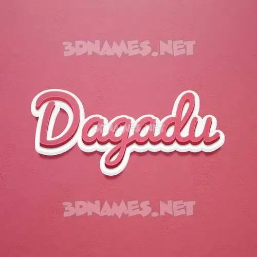 dagadu in Red Scribble style - 3D name wallpaper dagadu in Red Scribble style - 3D name wallpaper