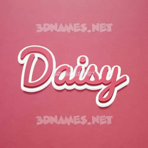daisy in Red Scribble style - 3D name wallpaper daisy in Red Scribble style - 3D name wallpaper