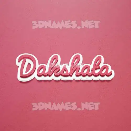 dakshata in Red Scribble style - 3D name wallpaper dakshata in Red Scribble style - 3D name wallpaper
