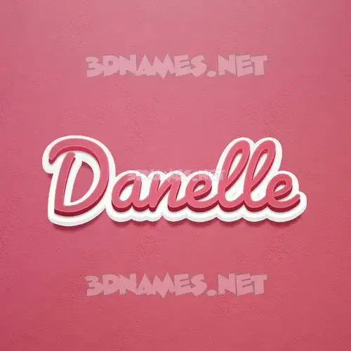danelle in Red Scribble style - 3D name wallpaper danelle in Red Scribble style - 3D name wallpaper