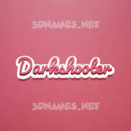 darkshooter in Red Scribble style - 3D name wallpaper darkshooter in Red Scribble style - 3D name wallpaper