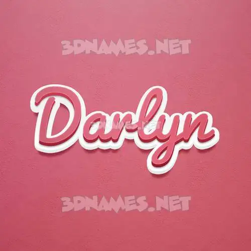 darlyn in Red Scribble style - 3D name wallpaper darlyn in Red Scribble style - 3D name wallpaper