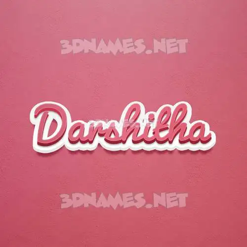 darshitha in Red Scribble style - 3D name wallpaper darshitha in Red Scribble style - 3D name wallpaper