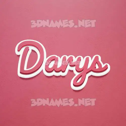 darys in Red Scribble style - 3D name wallpaper darys in Red Scribble style - 3D name wallpaper