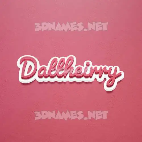dattheirry in Red Scribble style - 3D name wallpaper dattheirry in Red Scribble style - 3D name wallpaper