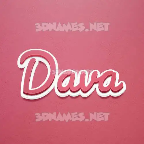 dava in Red Scribble style - 3D name wallpaper dava in Red Scribble style - 3D name wallpaper