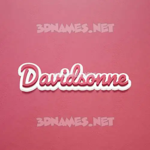 davidsonne in Red Scribble style - 3D name wallpaper davidsonne in Red Scribble style - 3D name wallpaper
