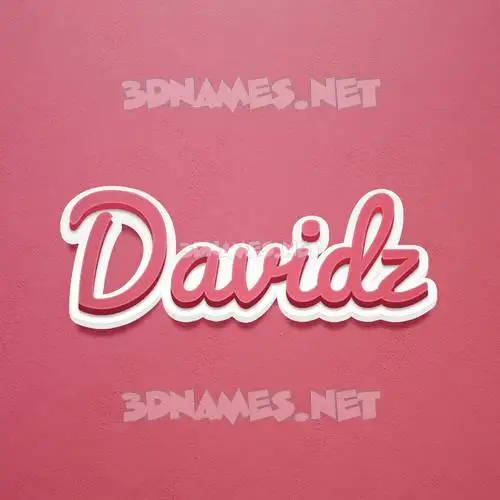 davidz in Red Scribble style - 3D name wallpaper davidz in Red Scribble style - 3D name wallpaper