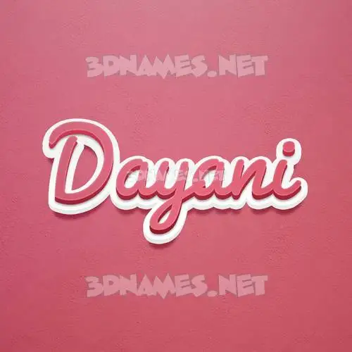 dayani in Red Scribble style - 3D name wallpaper dayani in Red Scribble style - 3D name wallpaper
