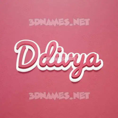 ddivya in Red Scribble style - 3D name wallpaper ddivya in Red Scribble style - 3D name wallpaper