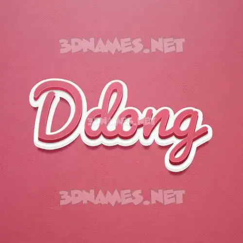 ddong in Red Scribble style - 3D name wallpaper ddong in Red Scribble style - 3D name wallpaper