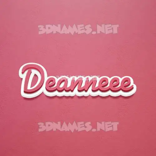 deanneee in Red Scribble style - 3D name wallpaper deanneee in Red Scribble style - 3D name wallpaper