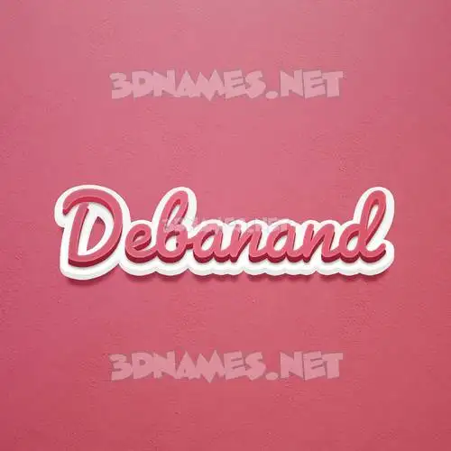 debanand in Red Scribble style - 3D name wallpaper debanand in Red Scribble style - 3D name wallpaper