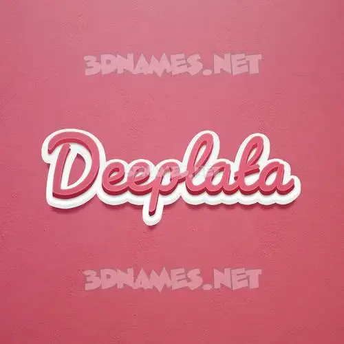 deeplata in Red Scribble style - 3D name wallpaper deeplata in Red Scribble style - 3D name wallpaper