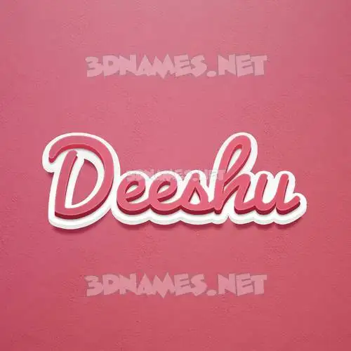 deeshu in Red Scribble style - 3D name wallpaper deeshu in Red Scribble style - 3D name wallpaper
