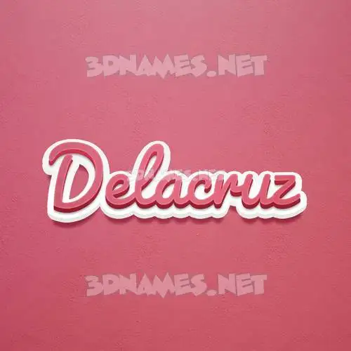 delacruz in Red Scribble style - 3D name wallpaper delacruz in Red Scribble style - 3D name wallpaper