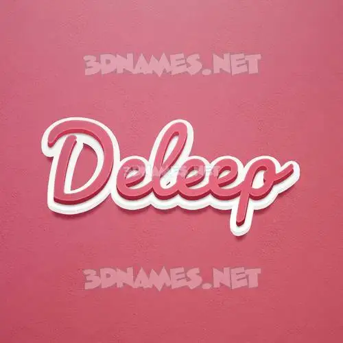 deleep in Red Scribble style - 3D name wallpaper deleep in Red Scribble style - 3D name wallpaper