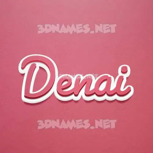 denai in Red Scribble style - 3D name wallpaper denai in Red Scribble style - 3D name wallpaper