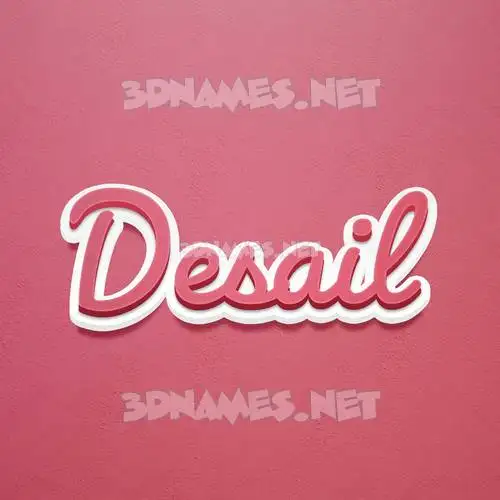 desail in Red Scribble style - 3D name wallpaper desail in Red Scribble style - 3D name wallpaper