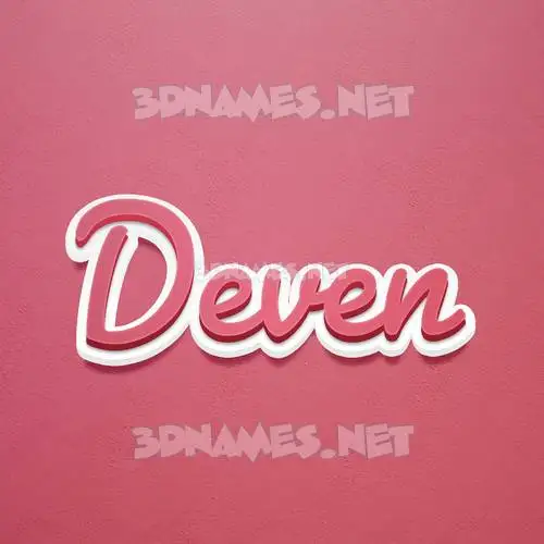 deven in Red Scribble style - 3D name wallpaper deven in Red Scribble style - 3D name wallpaper