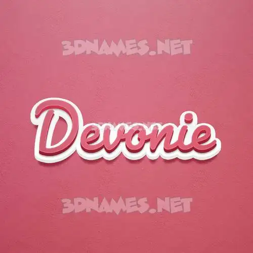 devonie in Red Scribble style - 3D name wallpaper devonie in Red Scribble style - 3D name wallpaper
