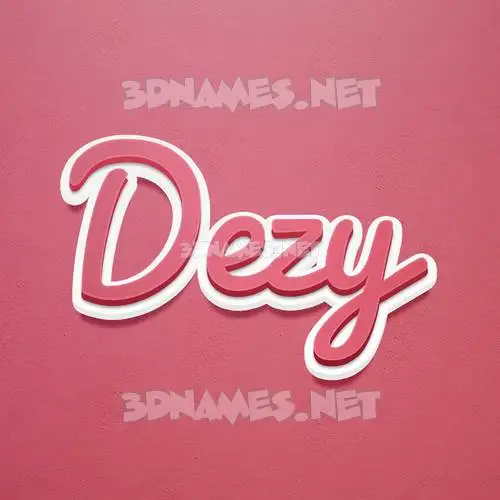 dezy in Red Scribble style - 3D name wallpaper dezy in Red Scribble style - 3D name wallpaper