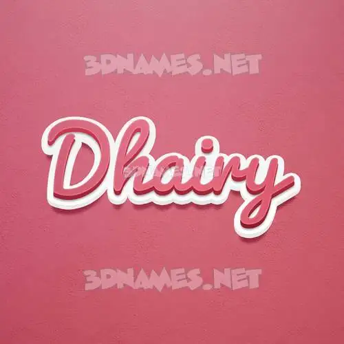 dhairy in Red Scribble style - 3D name wallpaper dhairy in Red Scribble style - 3D name wallpaper