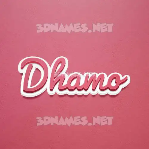 dhamo in Red Scribble style - 3D name wallpaper dhamo in Red Scribble style - 3D name wallpaper