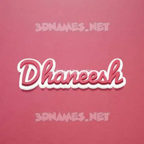 dhaneesh in Red Scribble style - 3D name wallpaper dhaneesh in Red Scribble style - 3D name wallpaper