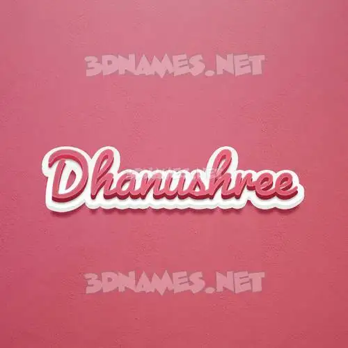 dhanushree in Red Scribble style - 3D name wallpaper dhanushree in Red Scribble style - 3D name wallpaper
