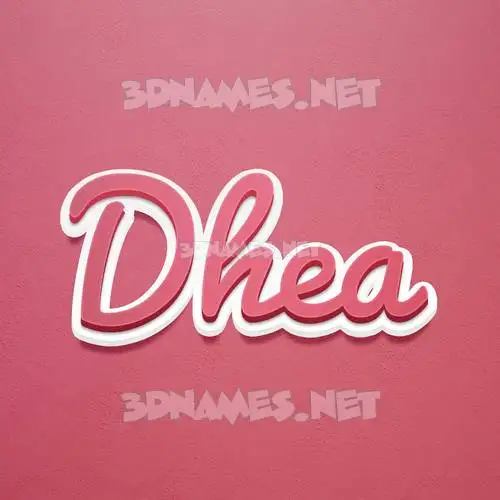 dhea in Red Scribble style - 3D name wallpaper dhea in Red Scribble style - 3D name wallpaper