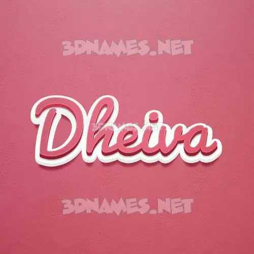 dheiva in Red Scribble style - 3D name wallpaper dheiva in Red Scribble style - 3D name wallpaper