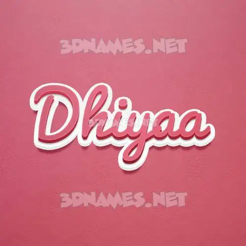dhiyaa in Red Scribble style - 3D name wallpaper dhiyaa in Red Scribble style - 3D name wallpaper