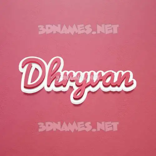 dhryvan in Red Scribble style - 3D name wallpaper dhryvan in Red Scribble style - 3D name wallpaper